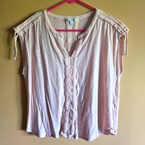 Lucky Brand Pink Top, L